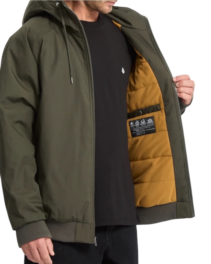 Volcom Hernan 10k Jacket - Rinsed Black