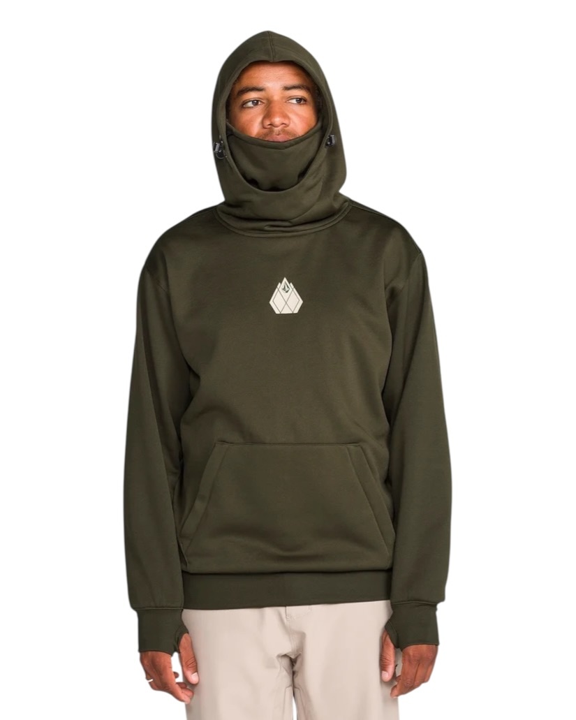 Volcom Hydro Riding Hoodie - Dark Green