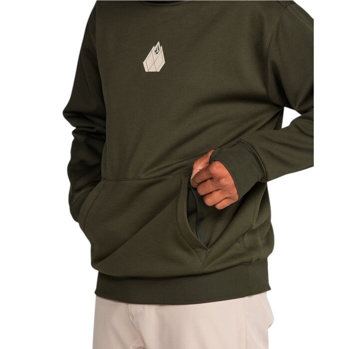 Volcom Hydro Riding Hoodie - Dark Green