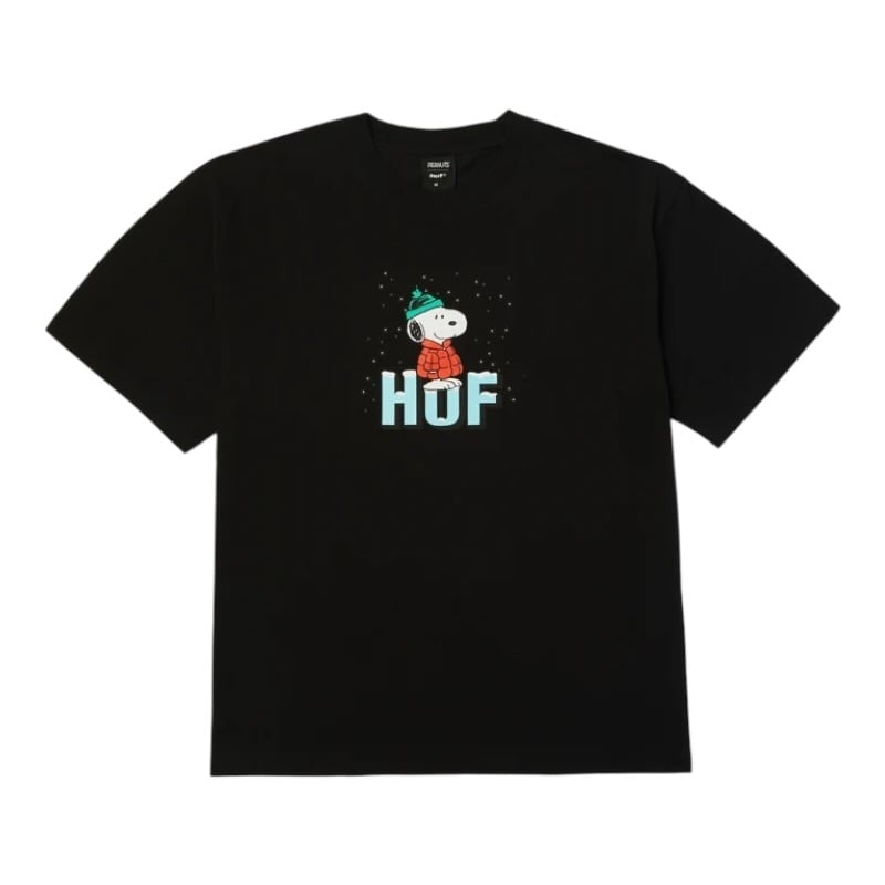 Huf Snoopy Puffer S/S T-Shirt - Black