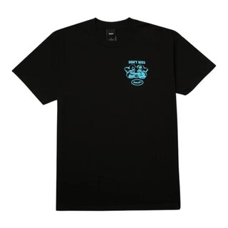 Huf Midnight Huf S/S T-Shirt - Black