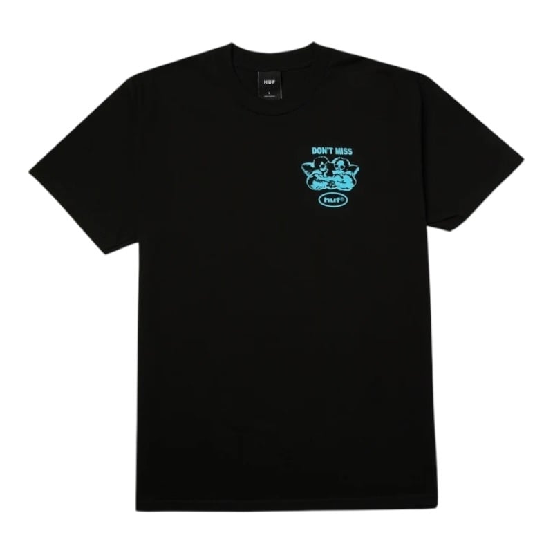 Huf Midnight Huf S/S T-Shirt - Black