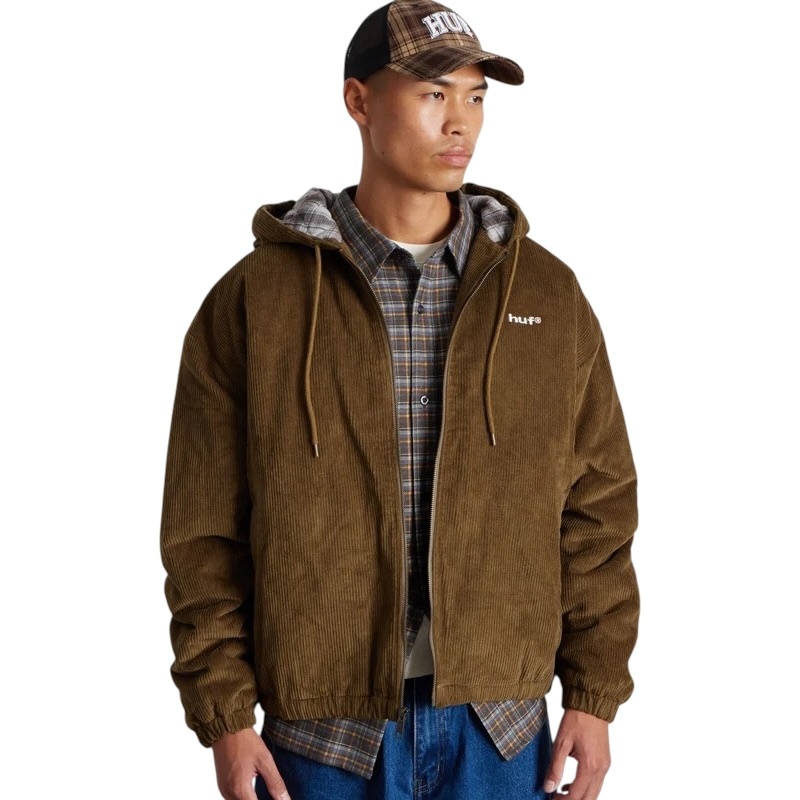 Huf Klondike Corduroy Jacket - Olive