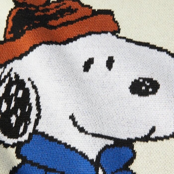 Huf Snoopy Puffer Sweater - Bleach