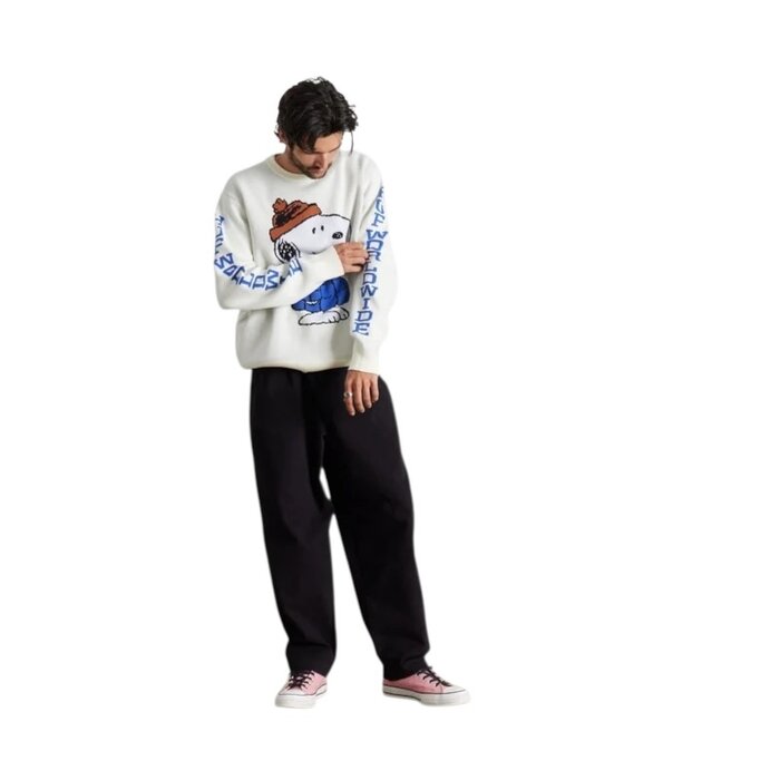Huf Snoopy Puffer Sweater - Bleach