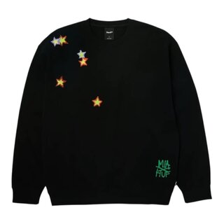Huf Mia Star Cat Crew - Black