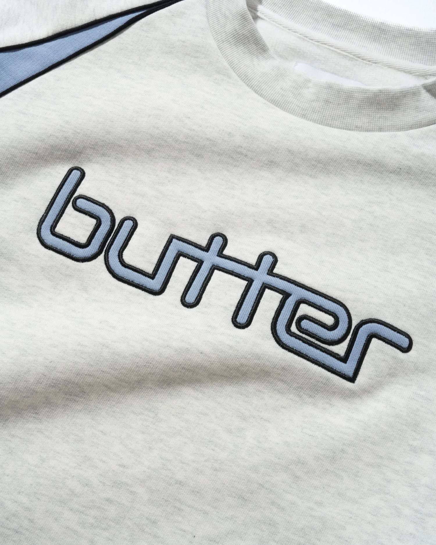Butter Match Crewneck Sweater - Ash