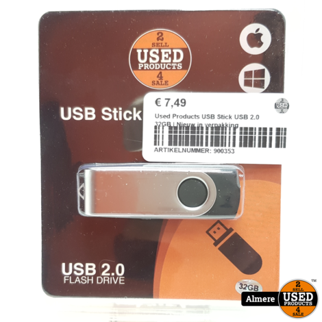 Used Products USB Stick USB 2.0 32GB | Nieuw in verpakking