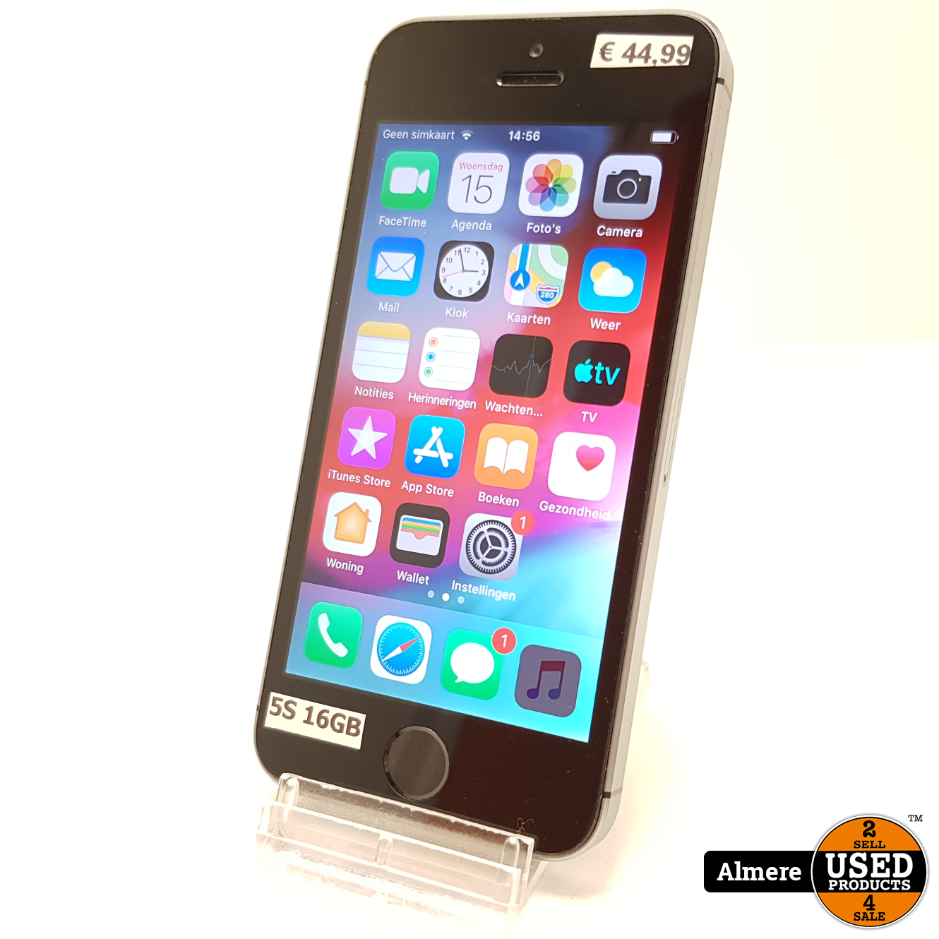Wasserette Potentieel vloot Apple iPhone 5S 16GB Space Gray | Redelijke staat - Used Products Almere