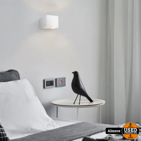 Home Sweet Home wandlamp LED Anna wit 5W | Nieuw