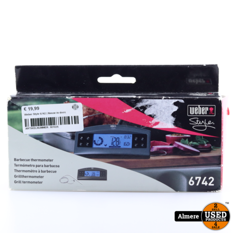 Weber Style Digitale thermometer 6742 | Nieuw in doos