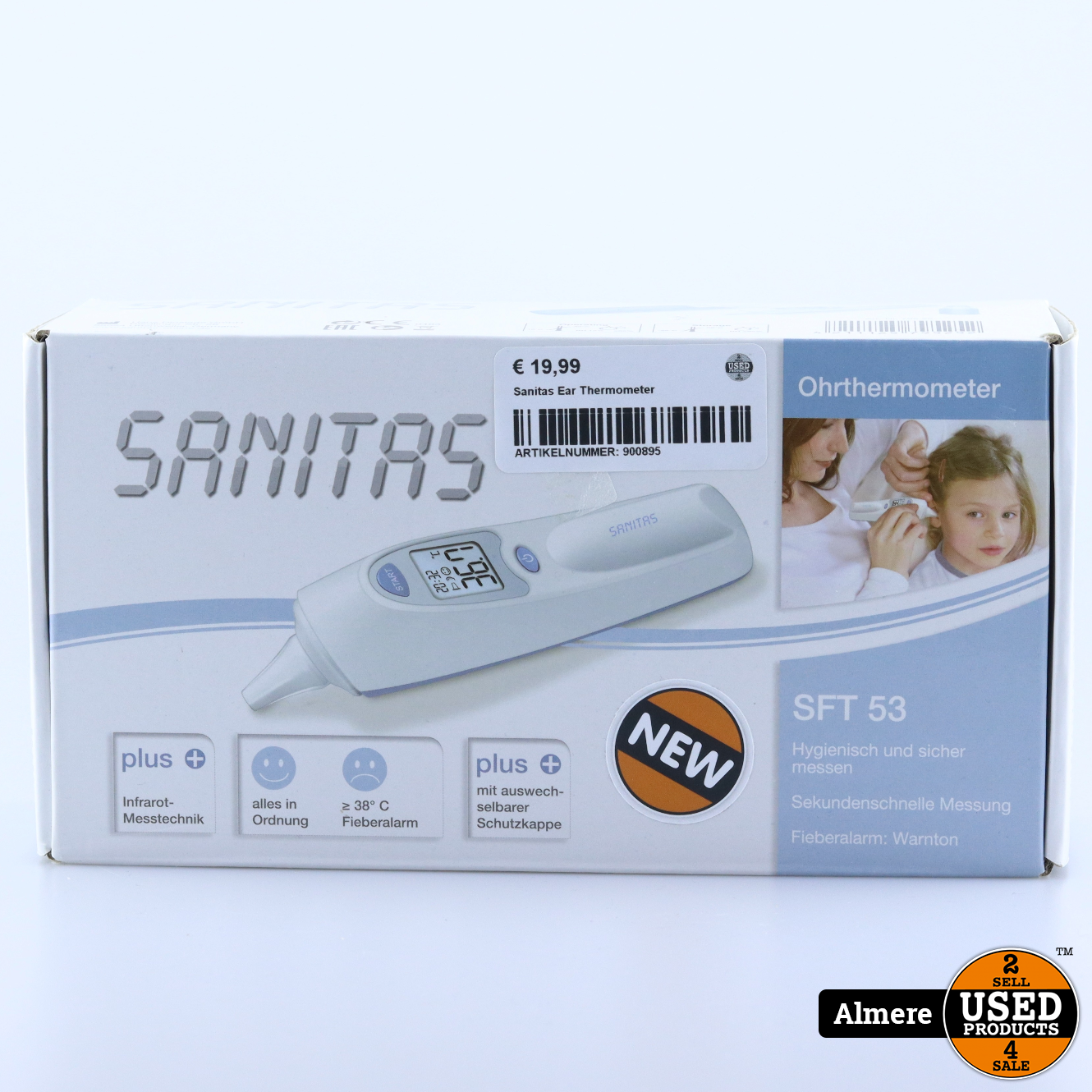 Manoeuvreren lekken Inspireren Sanitas SFT53 oorthermometer | Nieuw in doos - Used Products Almere