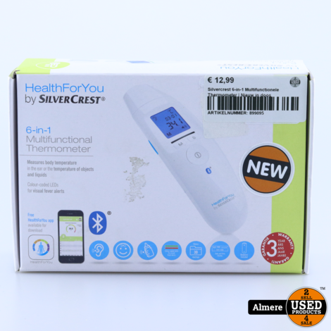 Silvercrest 6-in-1 Multifunctionele Thermometer | Nieuw in doos