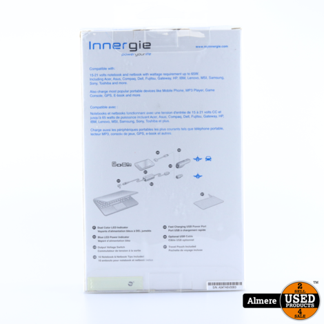 Innergie mCube Mini 's Werelds kleinste auto/lucht adapter