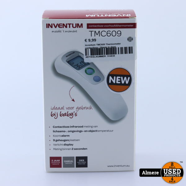 Inventum TMC609 Thermometer contactloos | Nieuw in doos - Used Products  Almere