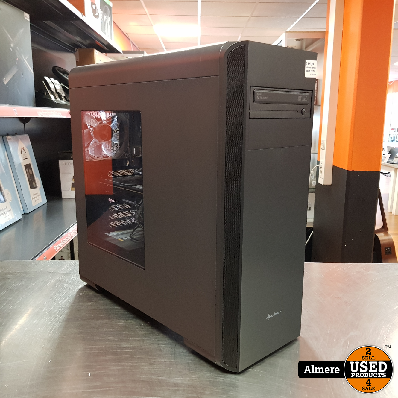 Sharkoon Zelfbouw Game PC i5 16GB 240SSD 2TB HDD Radeon R9 380 Used Products Almere