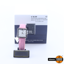 Danish Design IV20Q1248 horloge dames roze edelstaal | In nieuwstaat