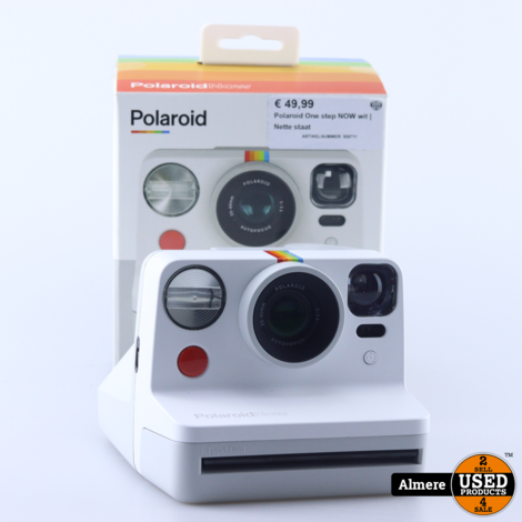Polaroid One step NOW wit | Nette staat