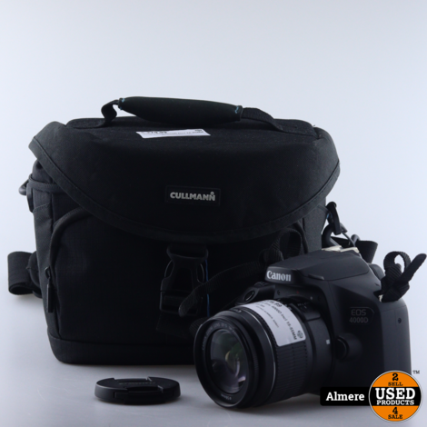 Canon Eos 4000D Incl 18-55MM lens en tas