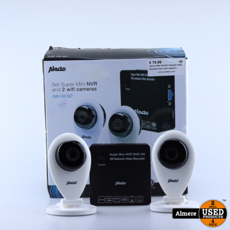 Alecto DVB-100 SET Netwerk Video Recorder met 2 wifi camera's