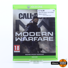 xbox one Xbox One Game: Call of Duty Modern warfare