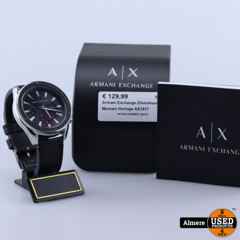 Armani Exchange Zilverkleurig Mannen Horloge AX1817