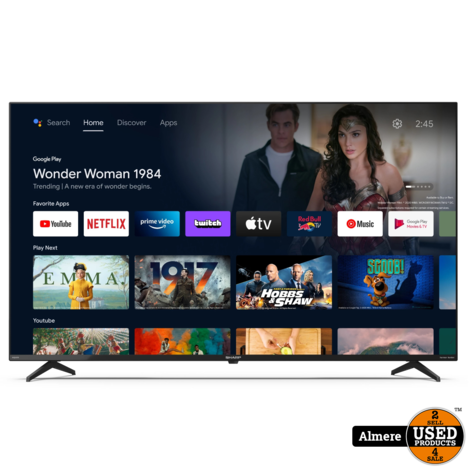 Sharp 55FN4EA 55'' 4K ULTRA HD ANDROID TV | Nieuw