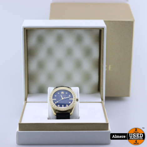 Versace Watches GRECA DOME VEF52M02R Goud Zwart met bon