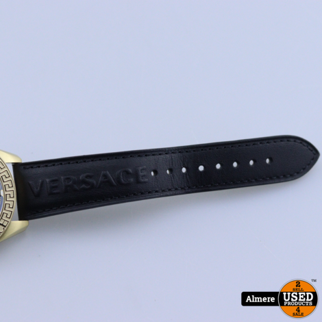 Versace Watches GRECA DOME VEF52M02R Goud Zwart met bon