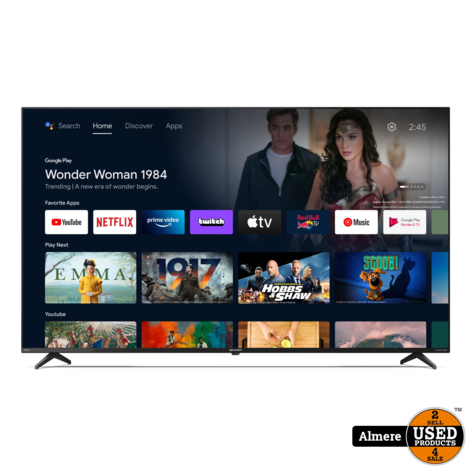 Sharp 65FN4EA 65'' FRAMELESS 4K ULTRA HD ANDROID TV | Nieuw