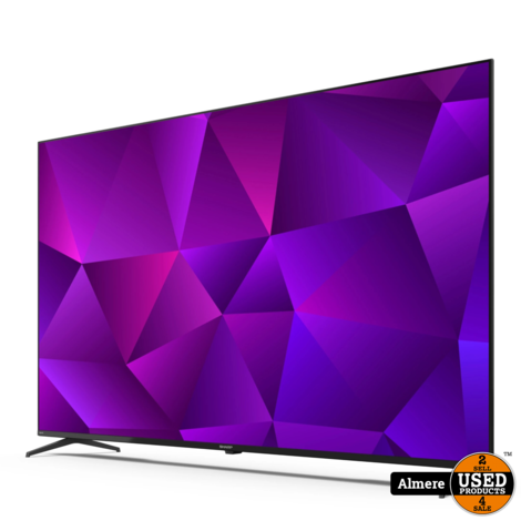 Sharp 65FN4EA 65'' FRAMELESS 4K ULTRA HD ANDROID TV | Nieuw