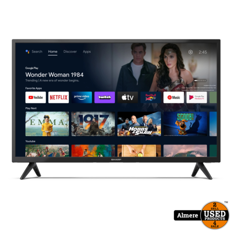 Sharp 32FG4EA 32'' HD READY ANDROID TV | Nieuw