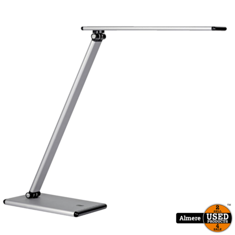 Unilux Terra aluminium Bureaulamp grijs | Nieuw in doos