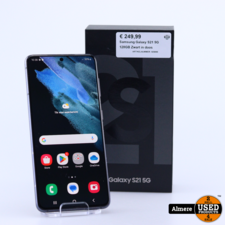 Samsung Samsung Galaxy S21 5G 128GB Zwart in doos