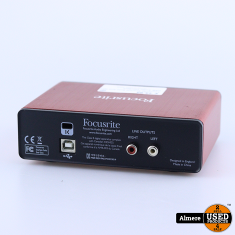 Focusrite Scarlett Solo 2nd Gen USB Audio Interface