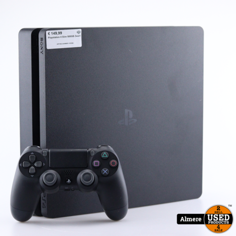 Playstation 4 Slim 500GB Zwart