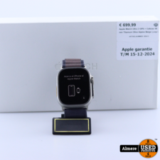 Apple Apple Watch Ultra 2 GPS + Cellular 49 mm Titanium Olive Aipine Beige Loop L