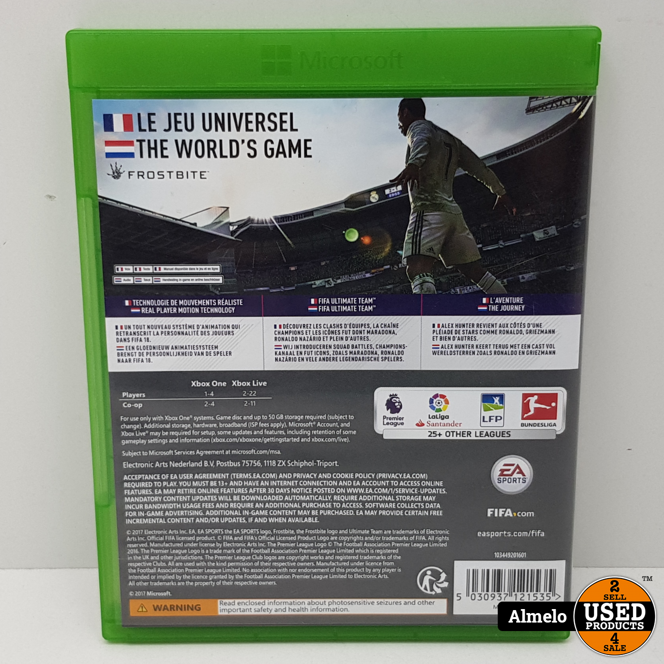 Microsoft Xbox One Xbox One Fifa 18 Used Products Almelo