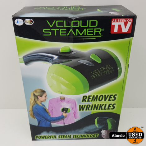 Vcloud Steamer - Kledingstomer - Zwart/groen *Nieuw*