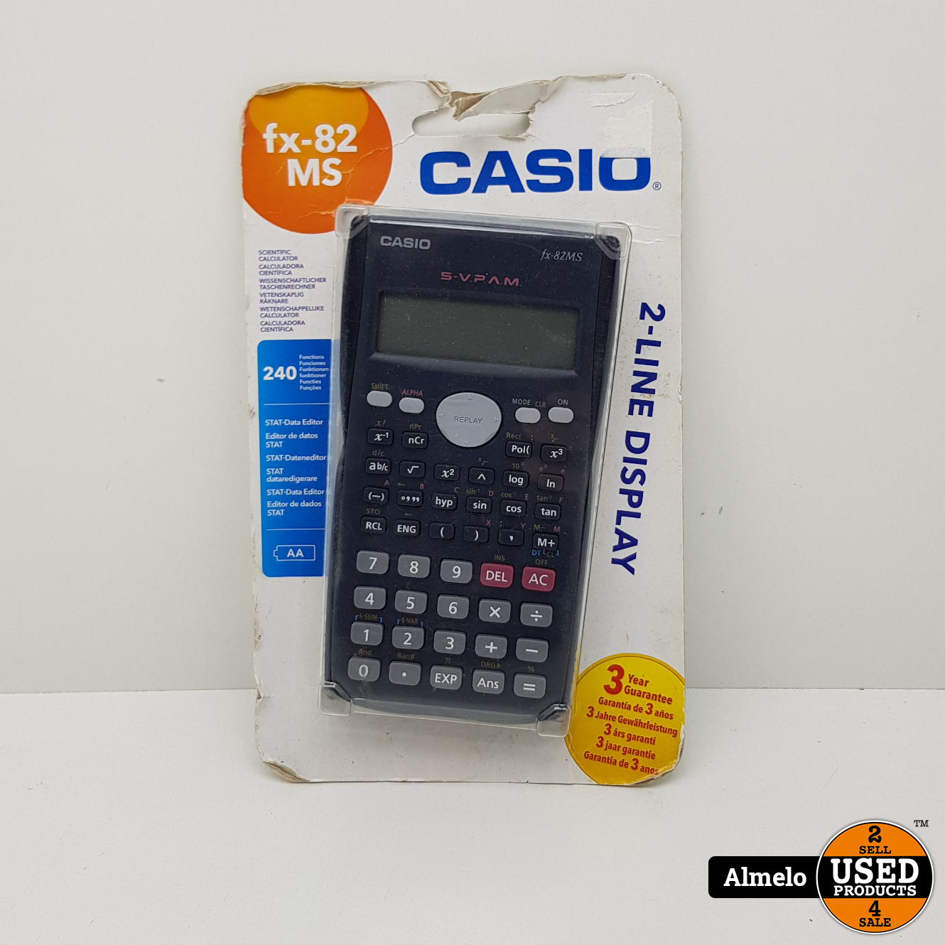 Pakistaans reparatie onderwijs Casio FX-82 Rekenmachine *Nieuw* - Used Products Almelo