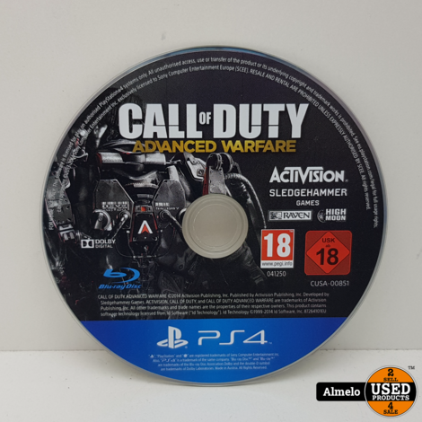 Sony Playstation 4 Call of Duty Advanced Warfare (Zonder coverart)
