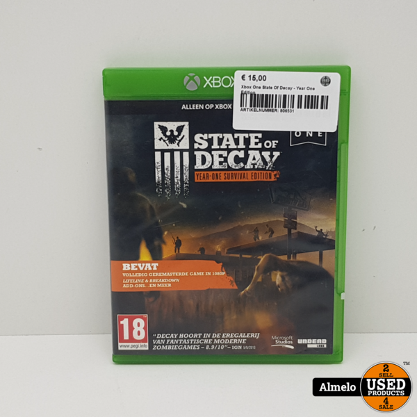 Xbox One State Of Decay Year One Edition Used Products Almelo