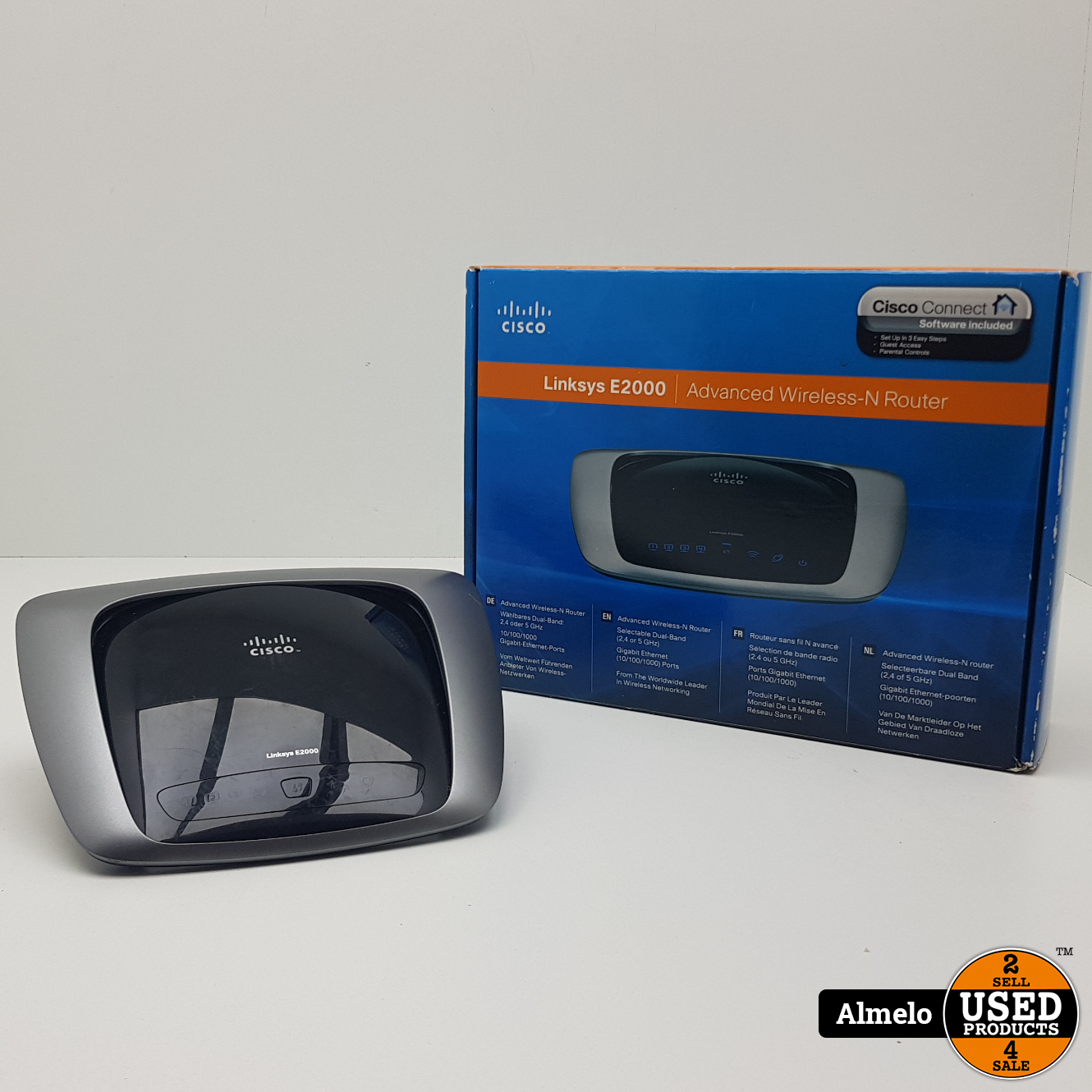 Linksys Cisco E2000 WirelessN Router Used Products Almelo