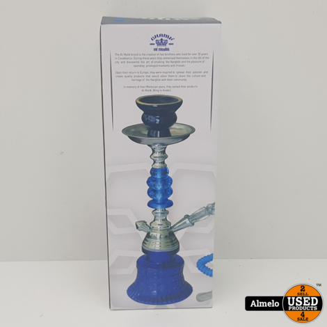 Champ al malik Taza waterpijp 1 slang 35 cm