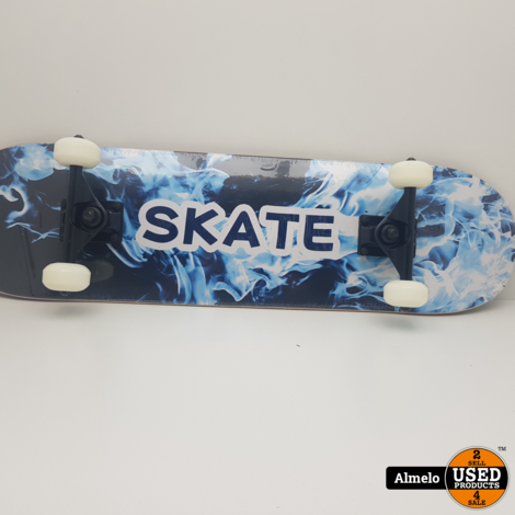 Disuppo Skateboard Blue Flame + Skateboardrugzak