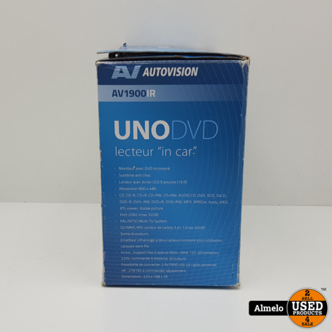 AV autovision AV1900IR Uno DVD