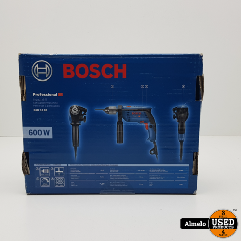 Bosch Professional Klopboormachine GSB 13 RE 600 W Nieuw geseald