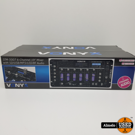 Vonyx STM-3007 6-Channel Mengpaneel Nieuw