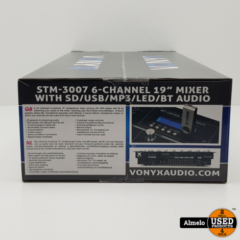 Vonyx STM-3007 6-Channel Mengpaneel Nieuw