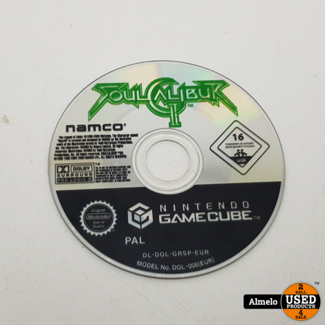 Nintendo Game Cube met de game Soul Calibur